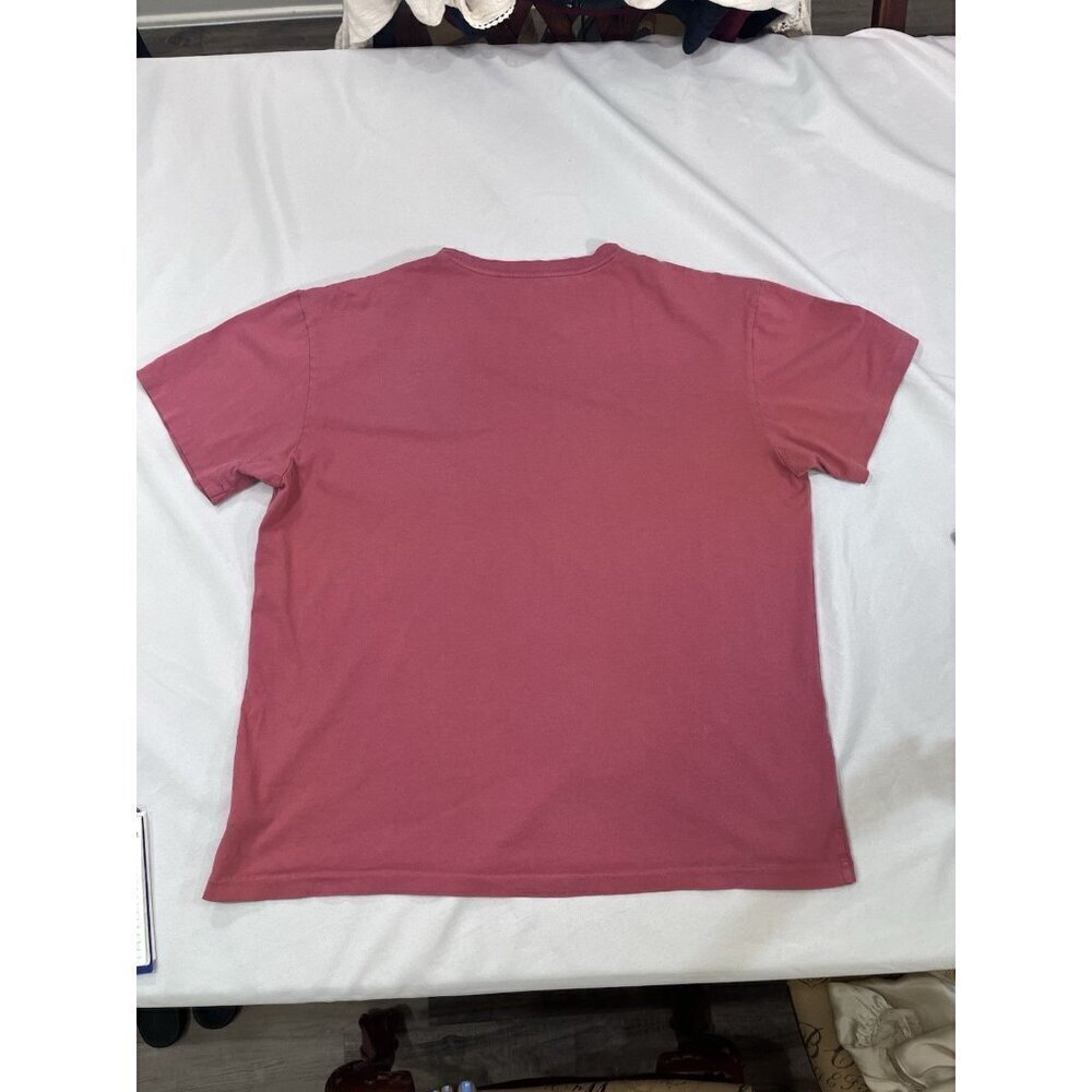 Polo Ralph Lauren Mens Size Large Classic Fit V Neck T Shirt Spring Red - Picture 3 of 7